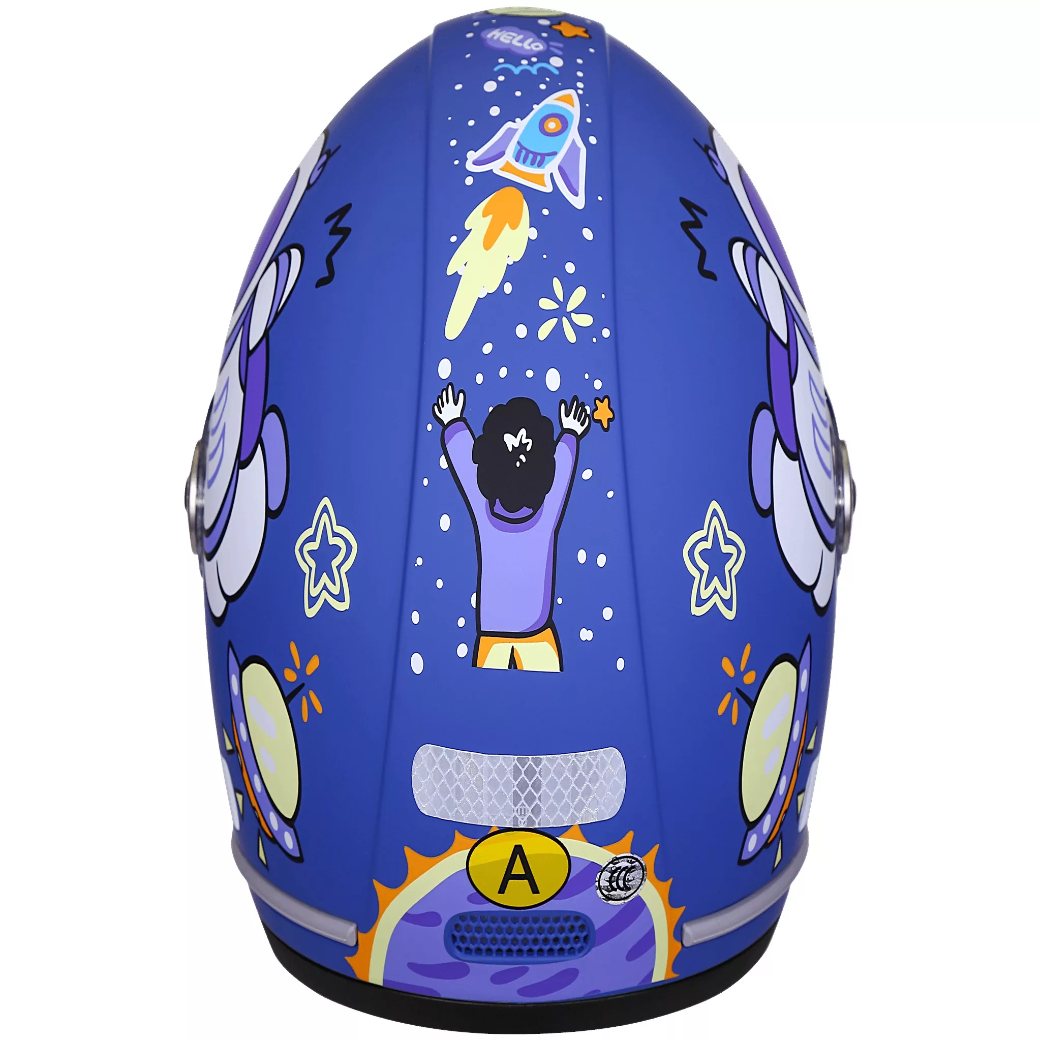 کلاه کاسکت فک دار بچه گانه مدل 128A