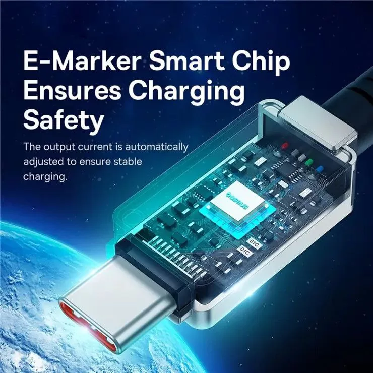 کابل USB-C بیسوس مدل Unbreakable Series 100W طول 2 متر