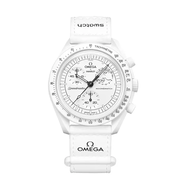ساعت مچی عقربه‌ای مکانیکی مدل Omega x Swatch Mission To Moonphase Snoopy