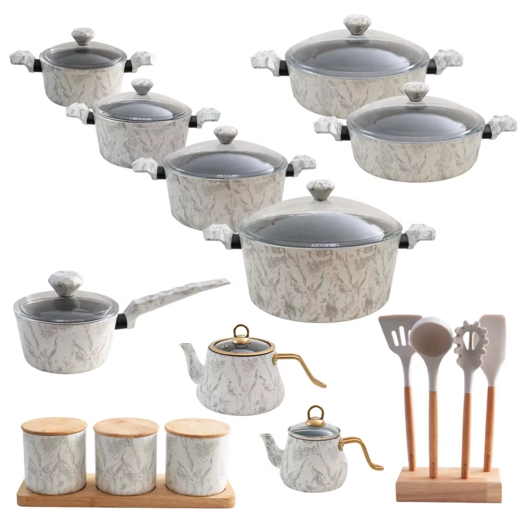 سرویس پخت و پز 26 پارچه وون طرح Carlo Stone