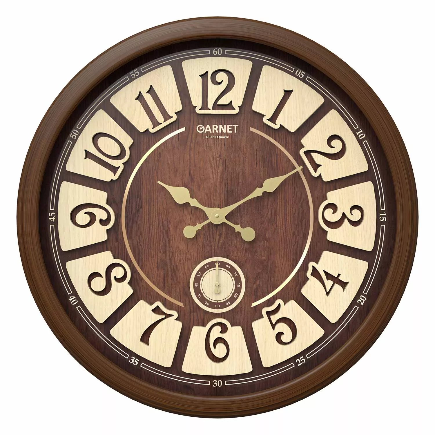 ساعت دیواری کوارتز گارنت مدل 5257 B