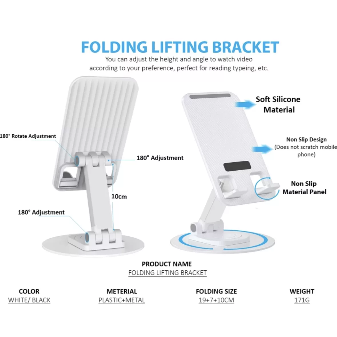 پایه نگهدارنده گوشی موبایل و تبلت  مدل ۳۶۰ درجه