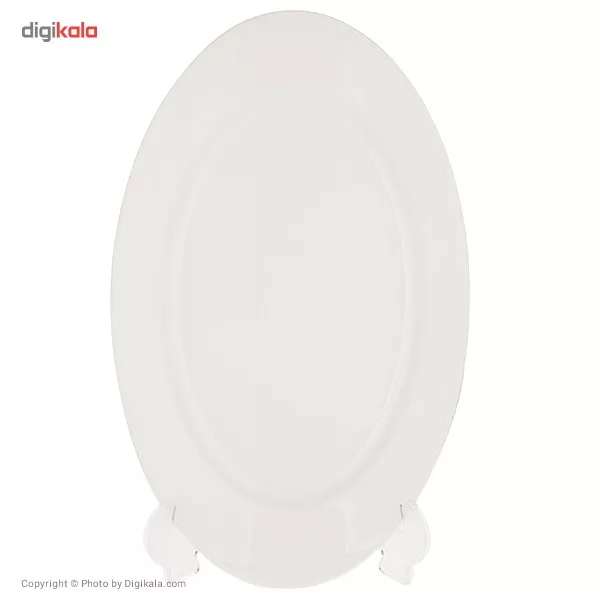 سرویس غذاخوری 102 پارچه چینی زرین ایران سری ایتالیا اف مدل White درجه عالی