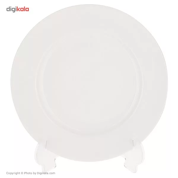 سرویس غذاخوری 102 پارچه چینی زرین ایران سری ایتالیا اف مدل White درجه عالی