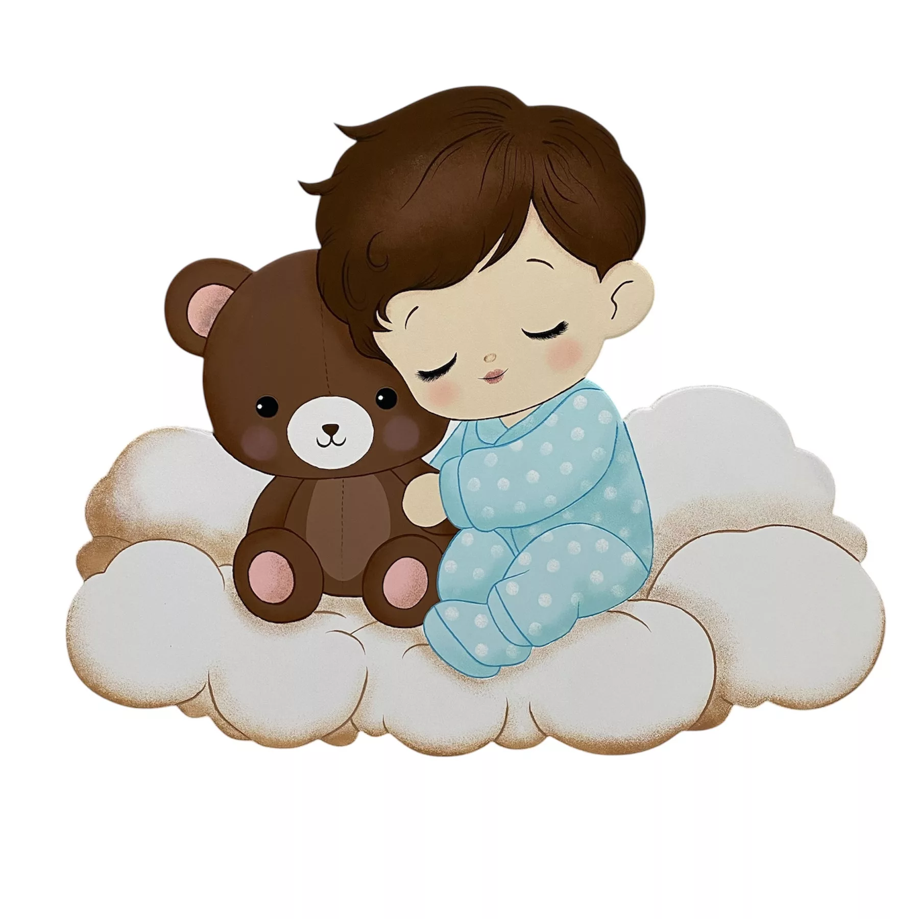 چراغ خواب اتاق کودک طرح پسر مدل دیواری