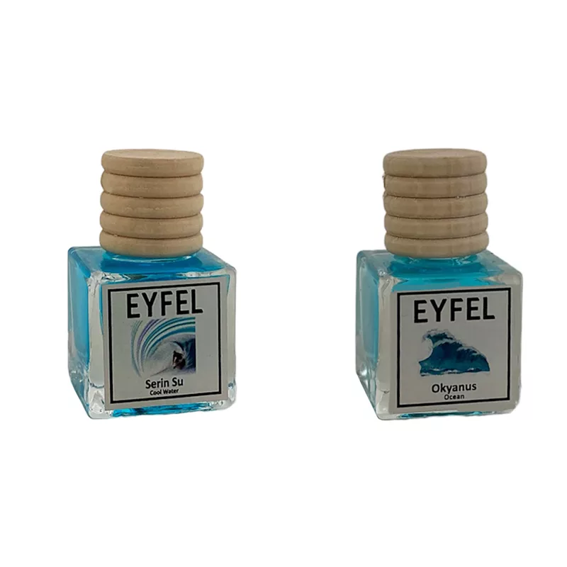 خوشبوکننده خودرو مدل کول واتر و اقیانوس حجم 10 میلی لیتر مجموعه 2 عددی