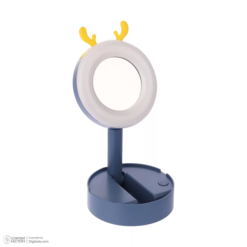 آینه آرایشی رینگ‌لایت‌دار مدل NO.0838