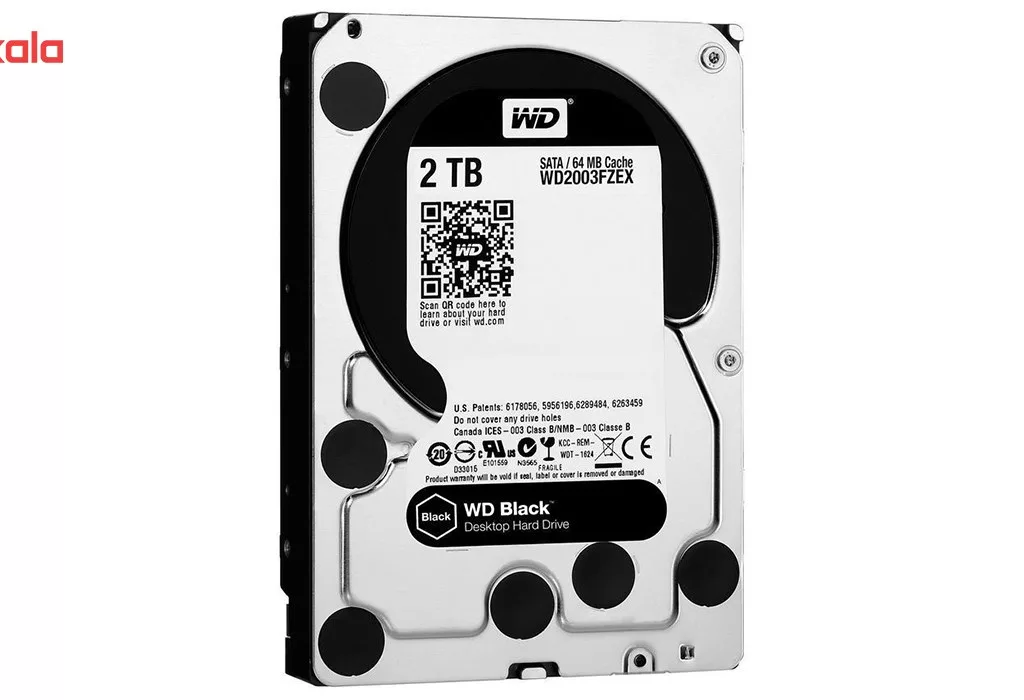 هارددیسک اینترنال وسترن دیجیتال مدل Black WD2003FZEX ظرفیت 2 ترابایت