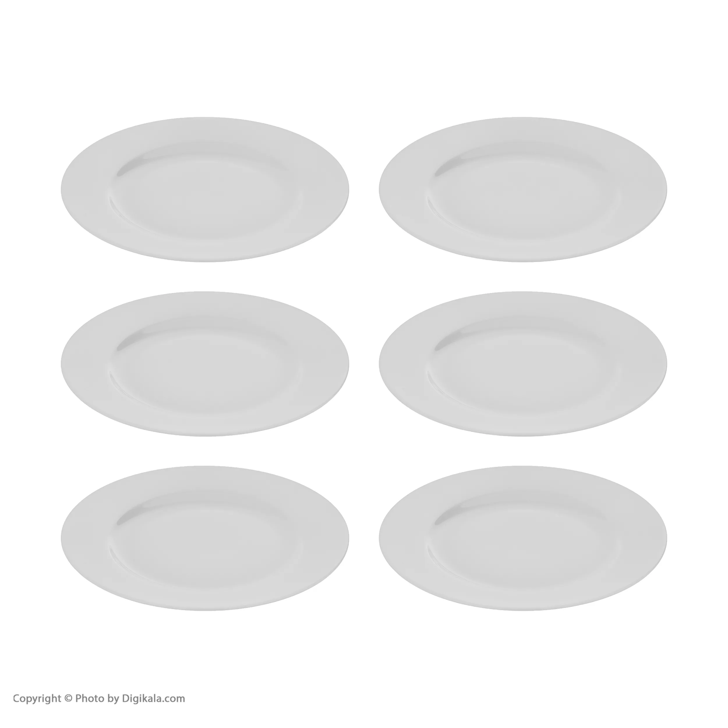 سرویس غذاخوری 28 پارچه چینی زرین ایران مدل ایتالیا اف درجه 3
