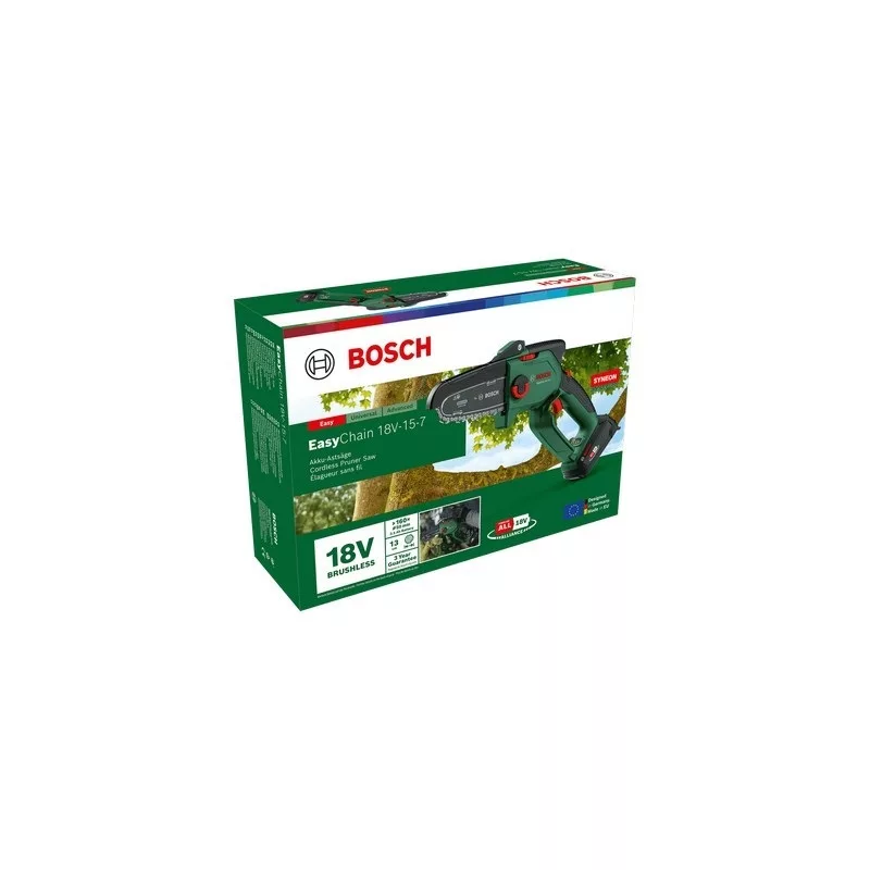 اره زنجیری شارژی بوش مدل EasyChain 18V-15-7
