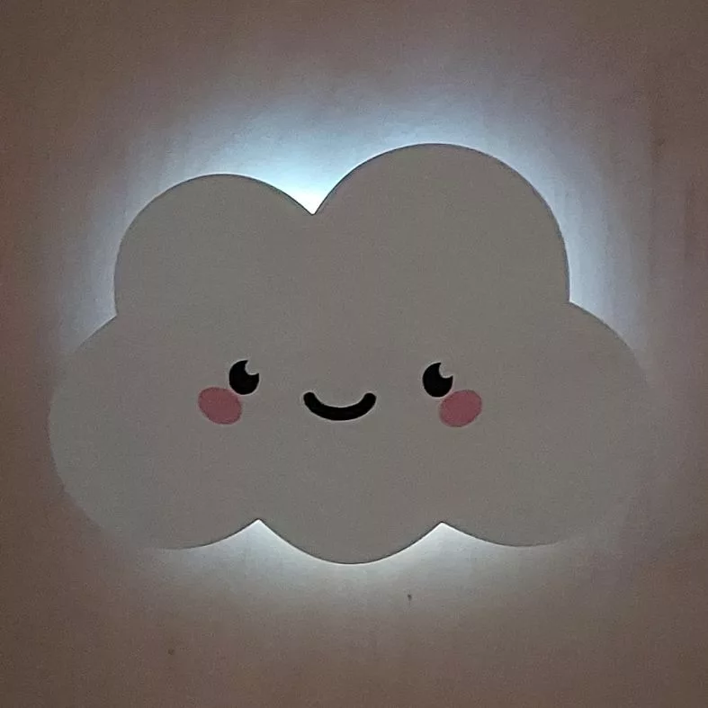 چراغ خواب اتاق کودک مدل ابر CH006