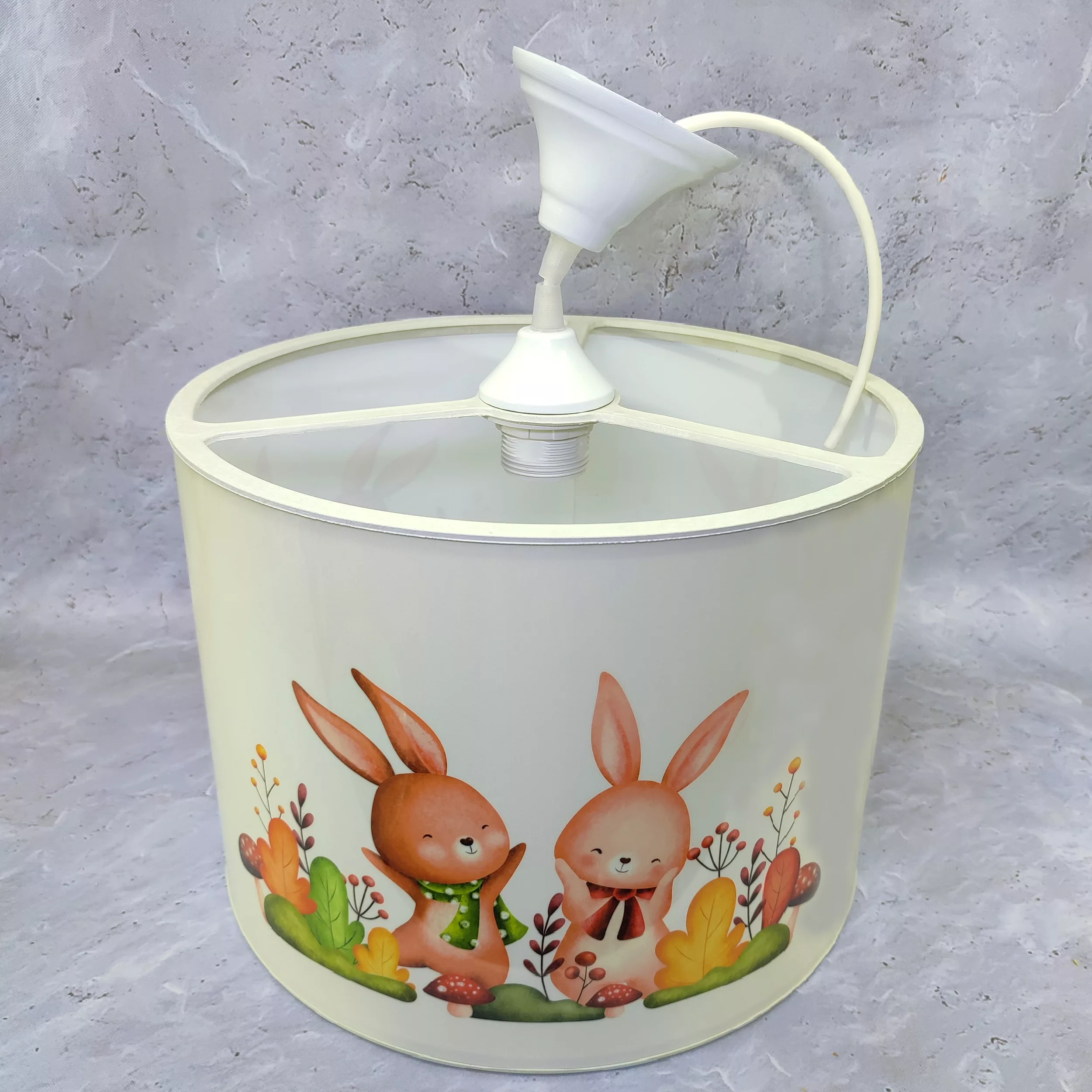 لوستر اتاق کودک مدل خرگوش و بیشه