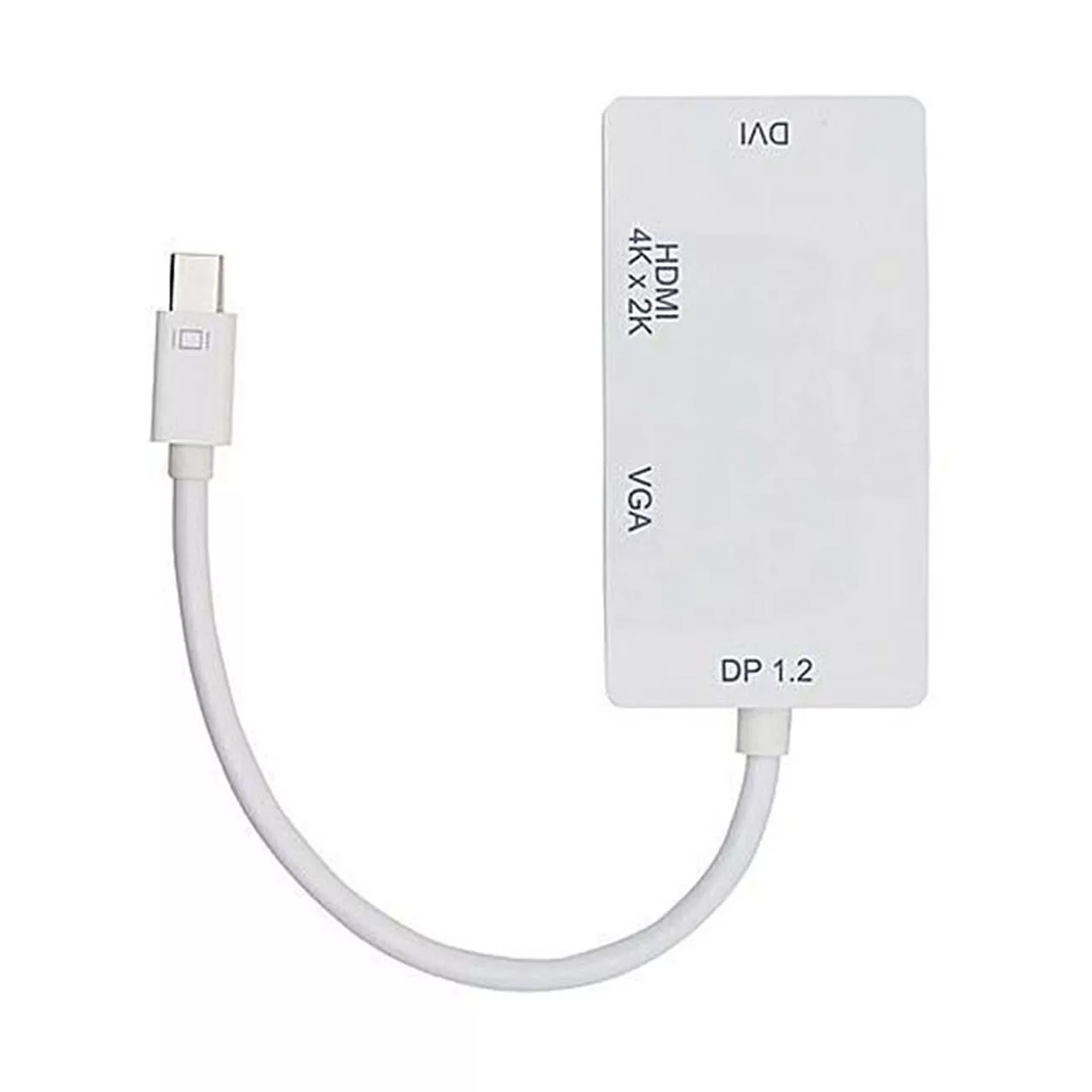 مبدل Mini DisplayPort به DVI و HDMI و VGA مدل 4K