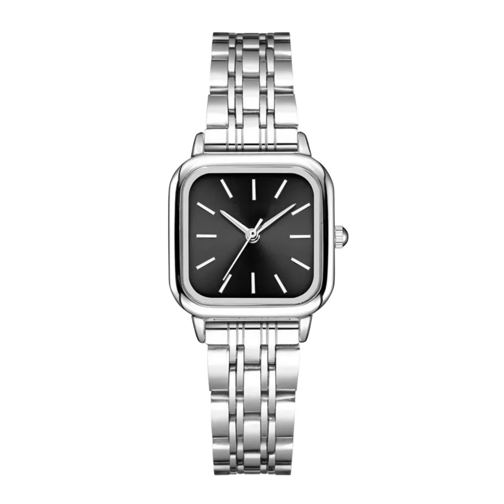 ساعت مچی عقربه ای زنانه مدل کلاسیک مینیمال بند استیل کد ۴