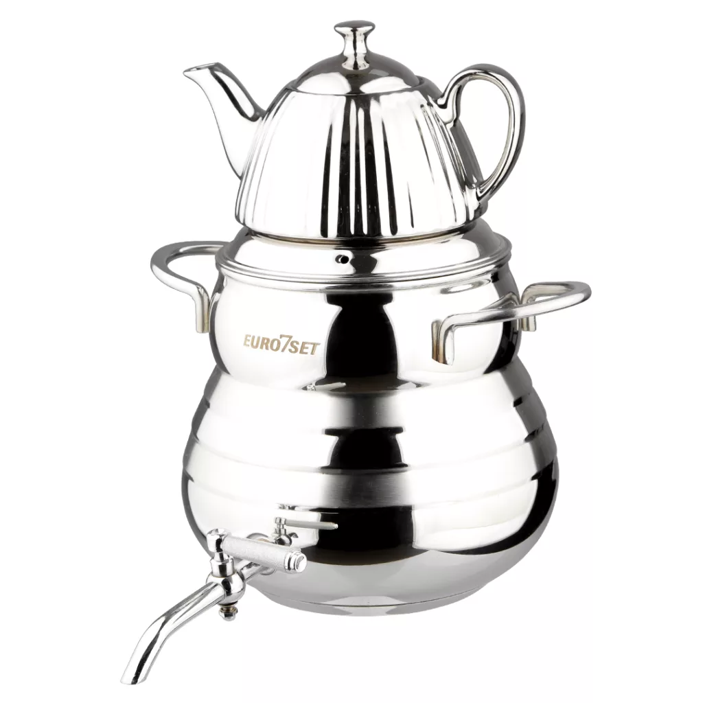 ست کتری و قوری یوروست کد 2038 گنجایش کتری 6 لیتر گنجایش قوری 1 لیتر