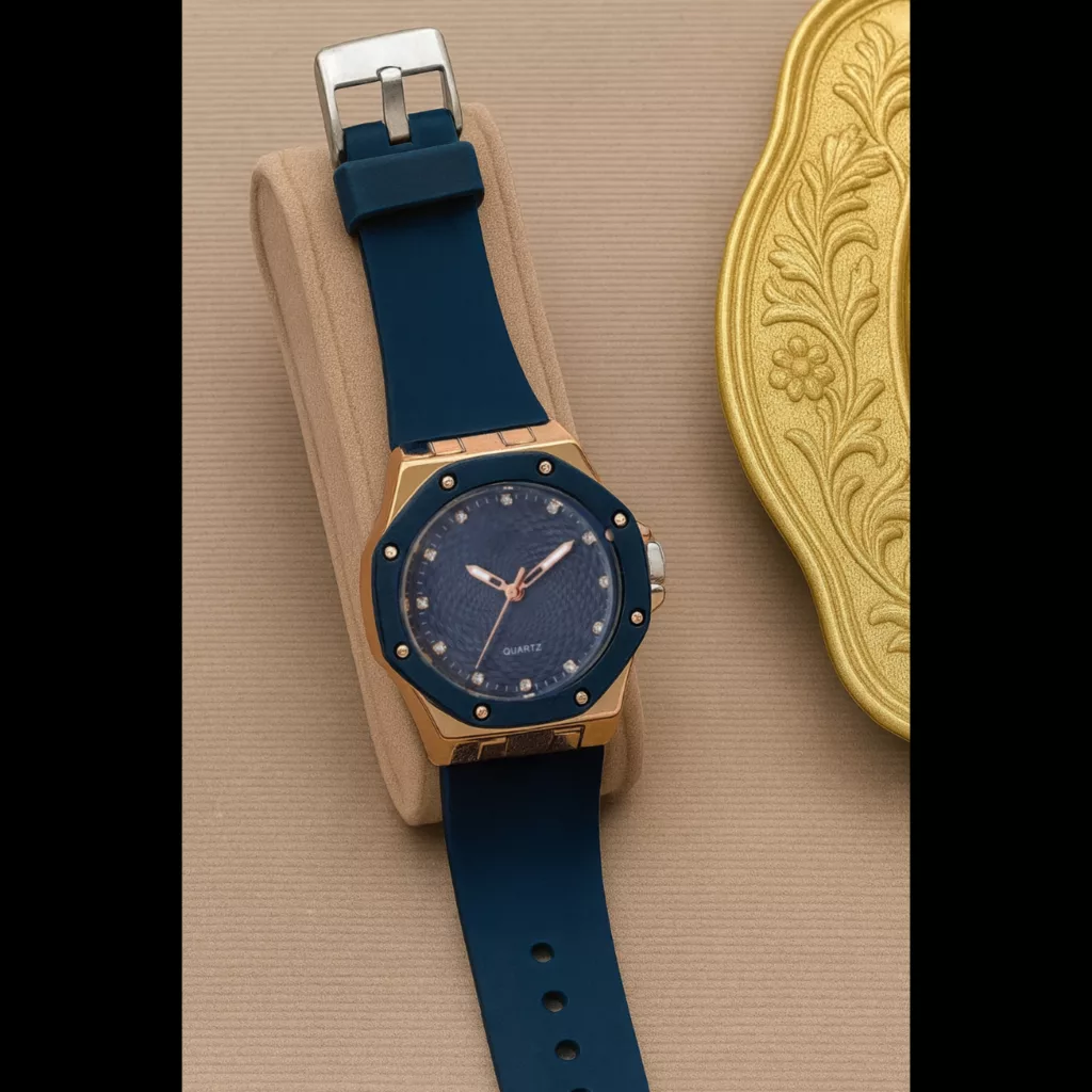 ساعت مچی عقربه‌ای کوارتز زنانه مدل لوکس اسپرت بند پیو ضد حساسیت کد M5