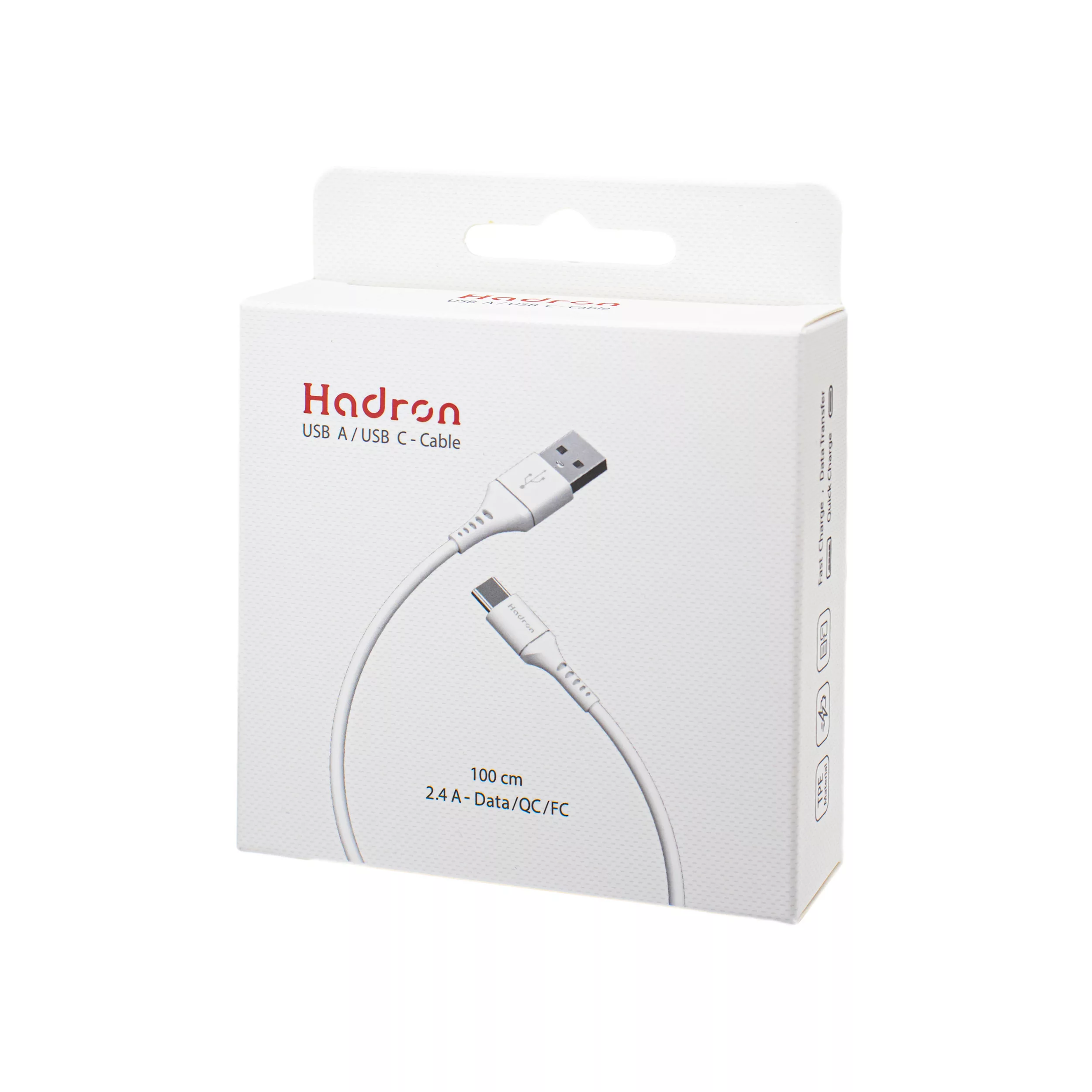 کابل USB به USB-C هادرون مدل HTC-A-C01 طول 1 متر