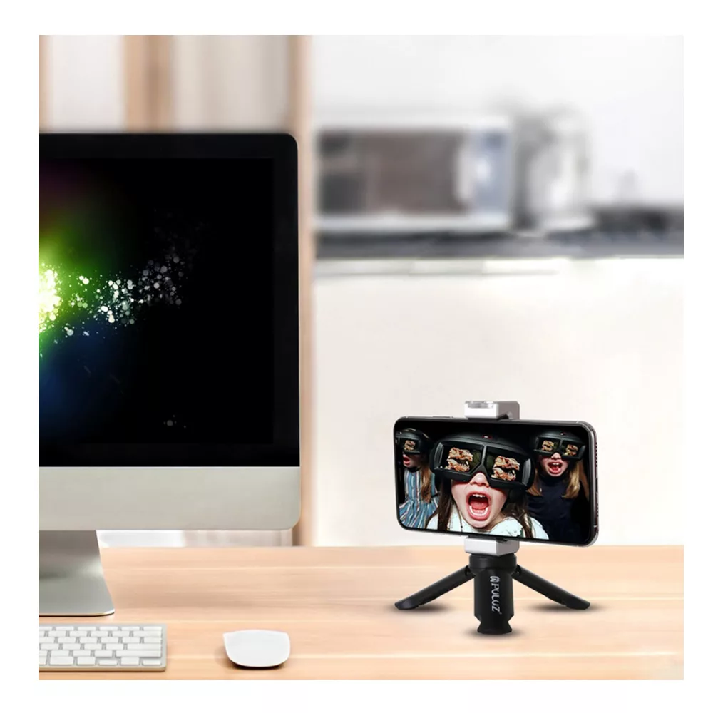 سه پایه نگهدارنده گوشی موبایل پلوز مدل Aluminum Alloy Clamp