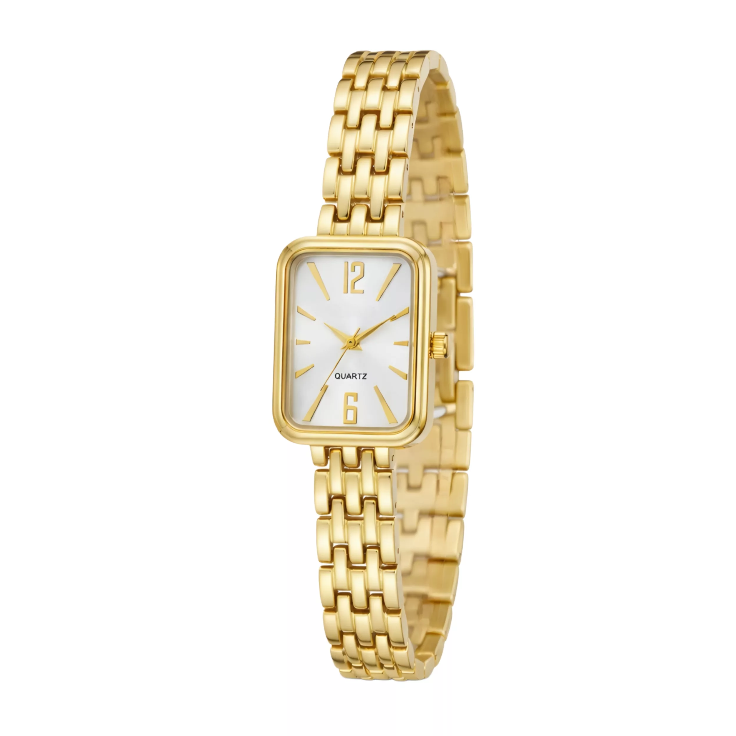 ساعت مچی عقربه‌ای کوارتز زنانه مدل لوکس مینیمال بند دستبندی کد ۱