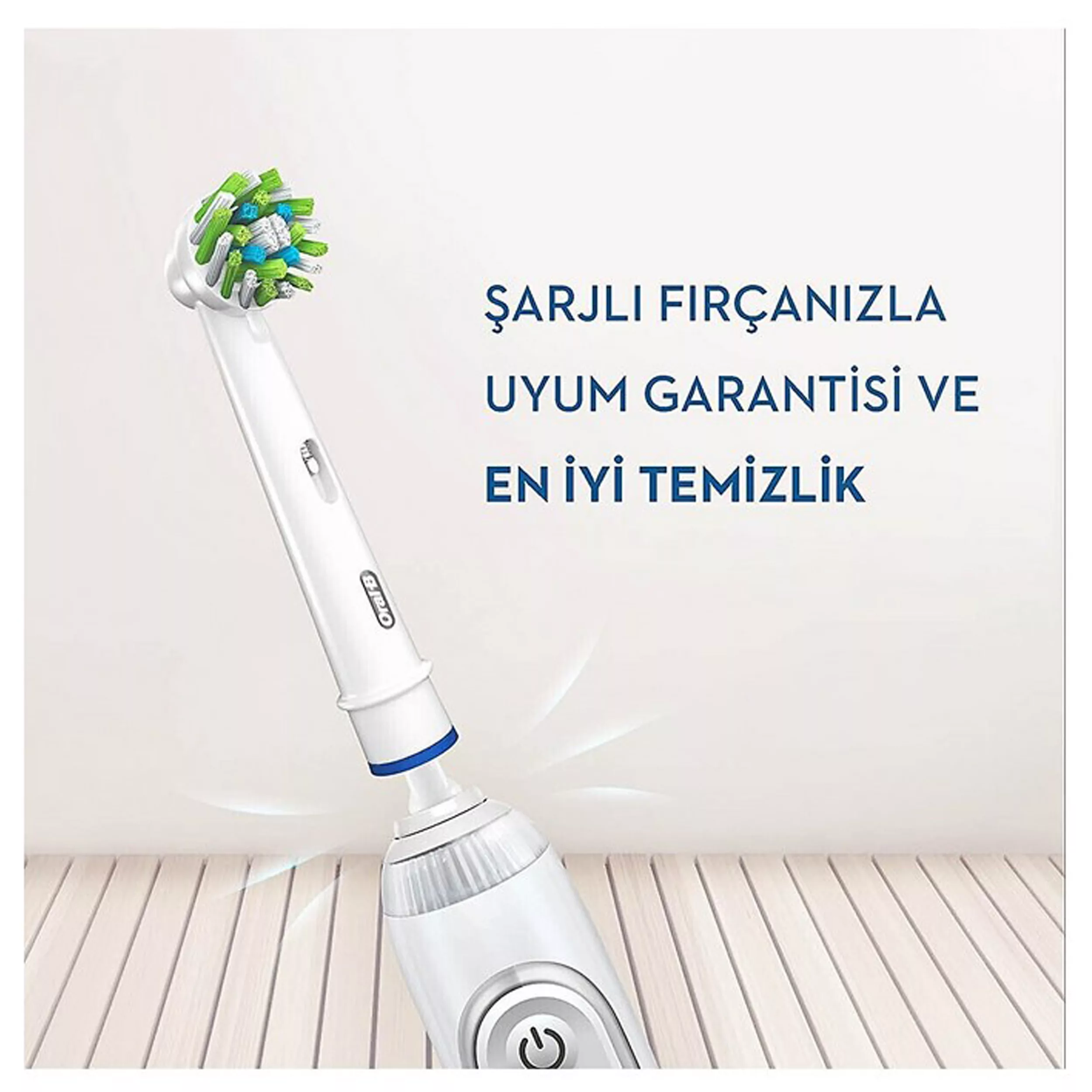 سری یدک مسواک برقی اورال-بی مدل cross action بسته 4 عددی