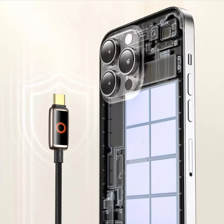 کابل USB-C مک دودو مدل 100W Halo Breathing Light CA-668 طول 1.2 متر