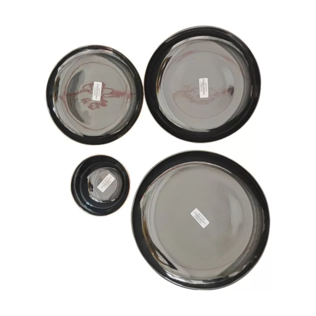 سرویس غذاخوری 4 پارچه مدل آیلین خط طلا کد 0084