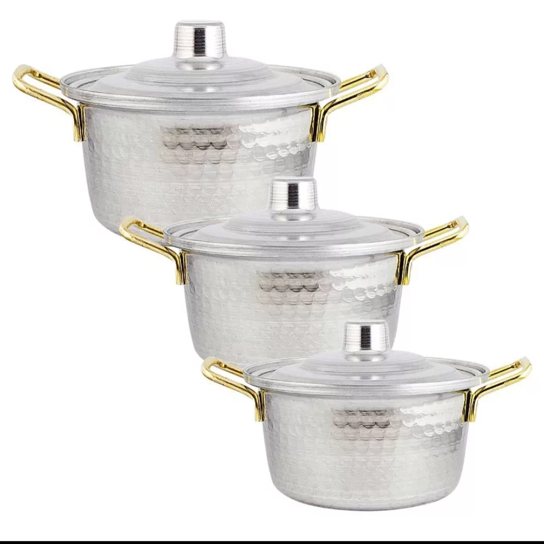 سرویس قابلمه هشت پارچه مدل روحی چکشی