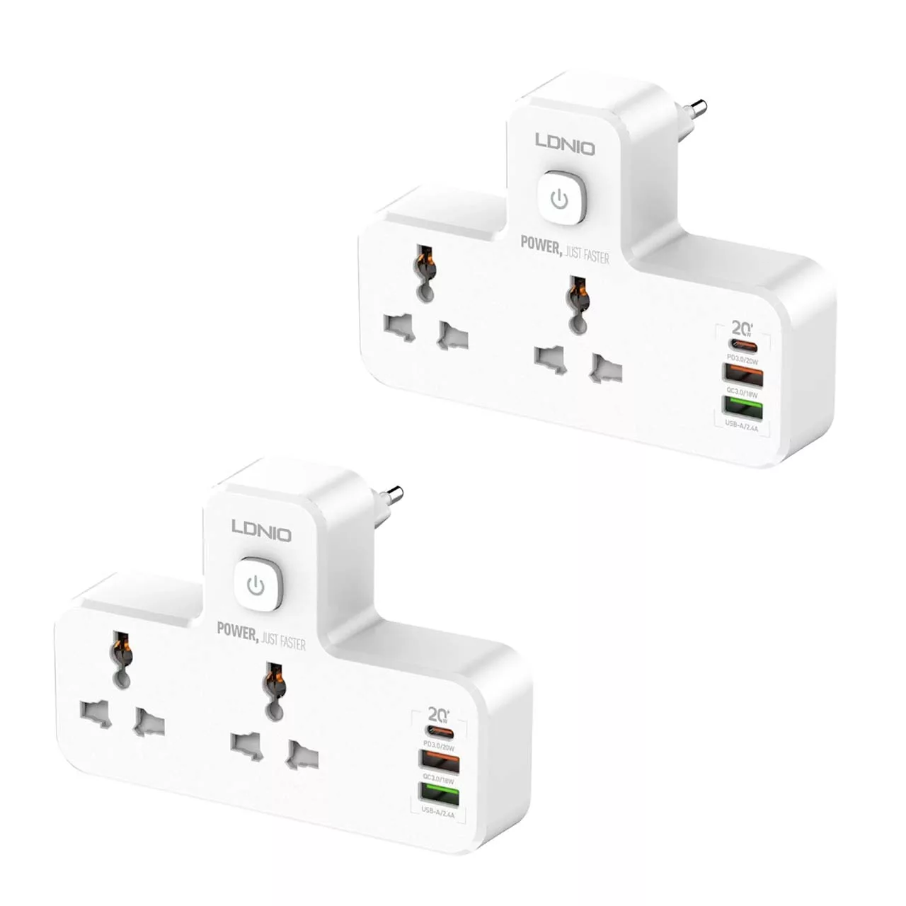 چندراهی برق الدینیو مدل LDQCPS01 بسته دو عددی چندراهی برق الدینیو مدل LDQCPS01 بسته دو عددی