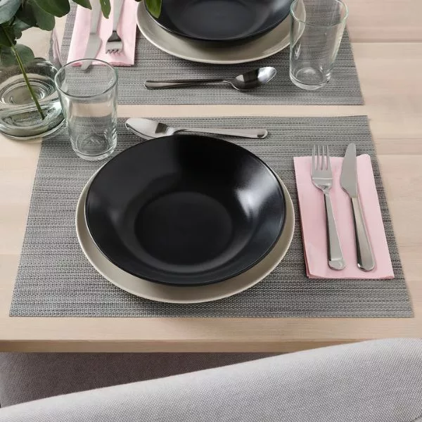 سرویس غذاخوری 18 پارچه ایکیا مدل FARGKLAR