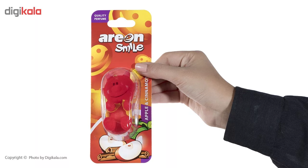خوشبو کننده ماشین آرئون مدل Smile Apple Cinnamon