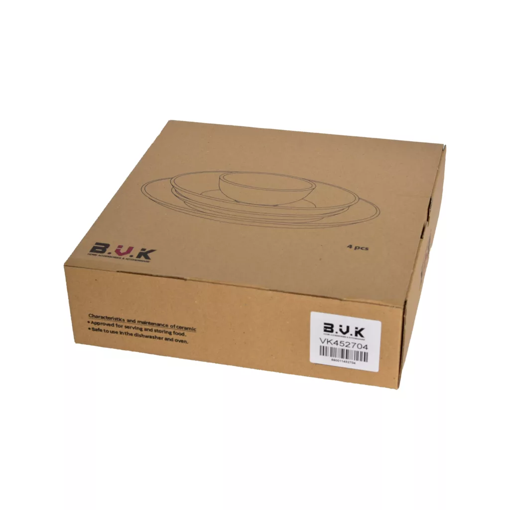 سرویس غذاخوری 4 پارچه بی وی کی طرح مجستیک کد 452704