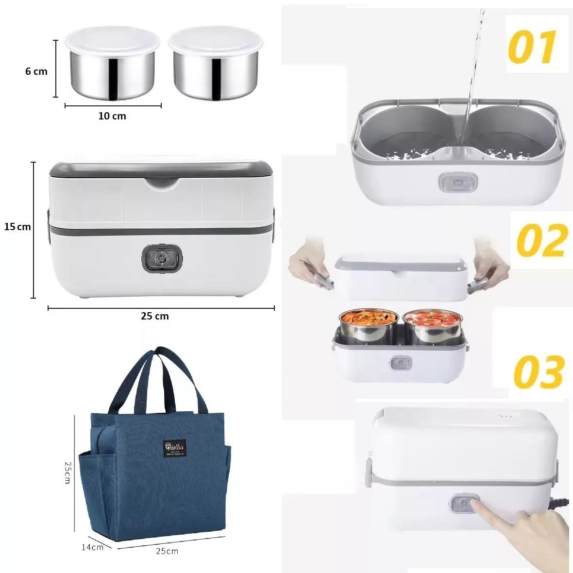 ظرف سفری برقی مدل لاریسا به همراه کیف