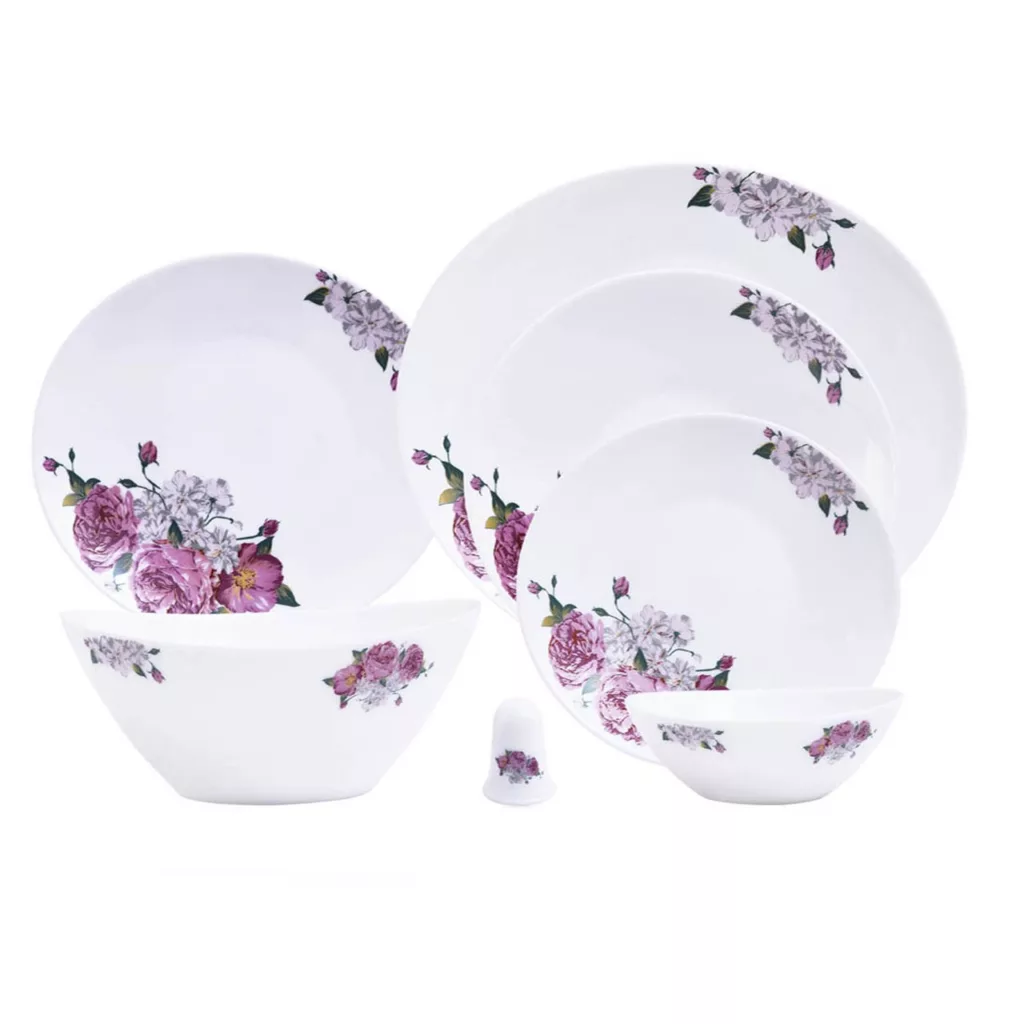 سرویس غذاخوری 28 پارچه پارس اوپال مدل Lavender