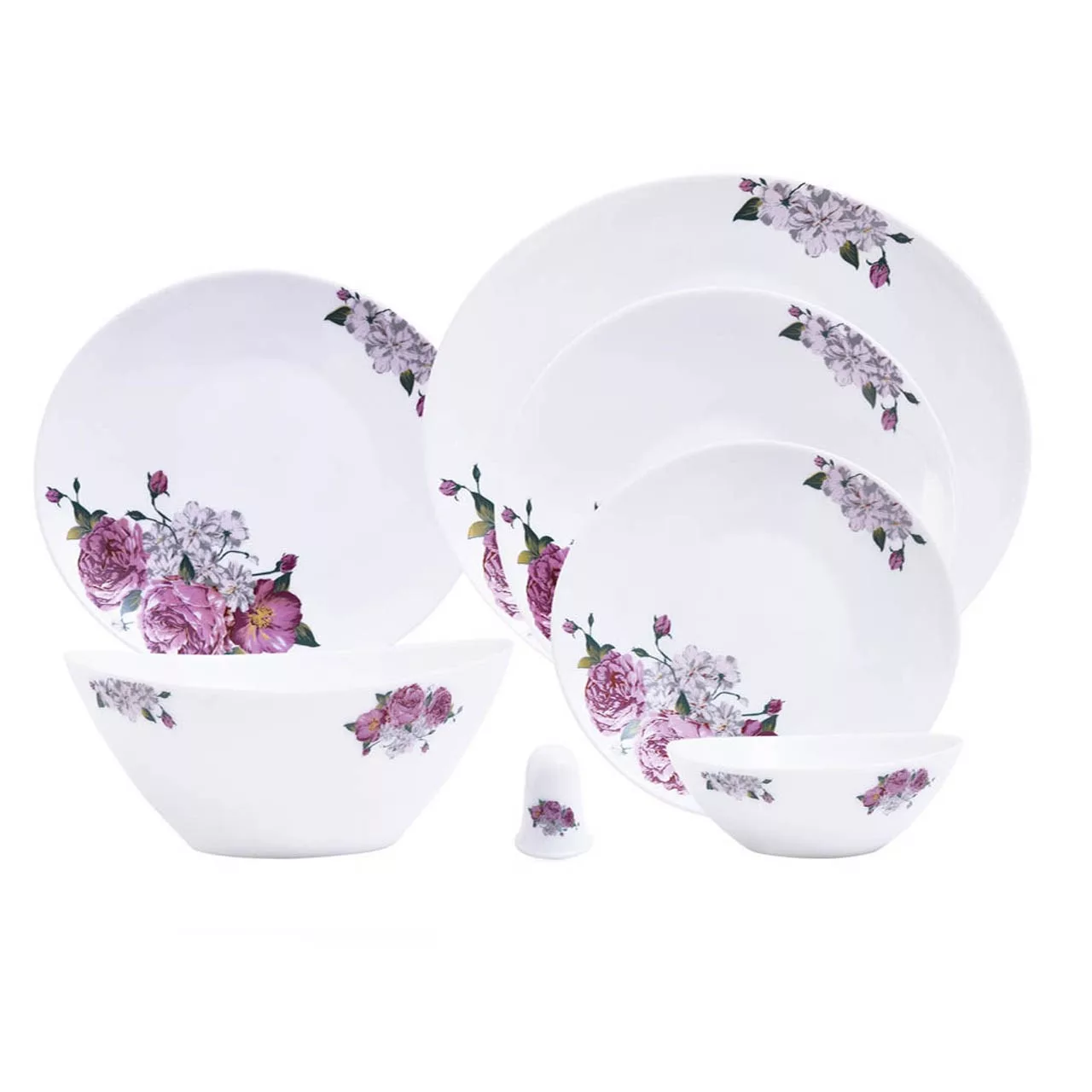 سرویس غذاخوری 28 پارچه پارس اوپال مدل Lavender