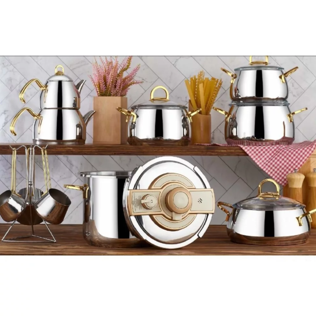 سرویس پخت و پز 18 پارچه اجار پلاس مدل Akasya