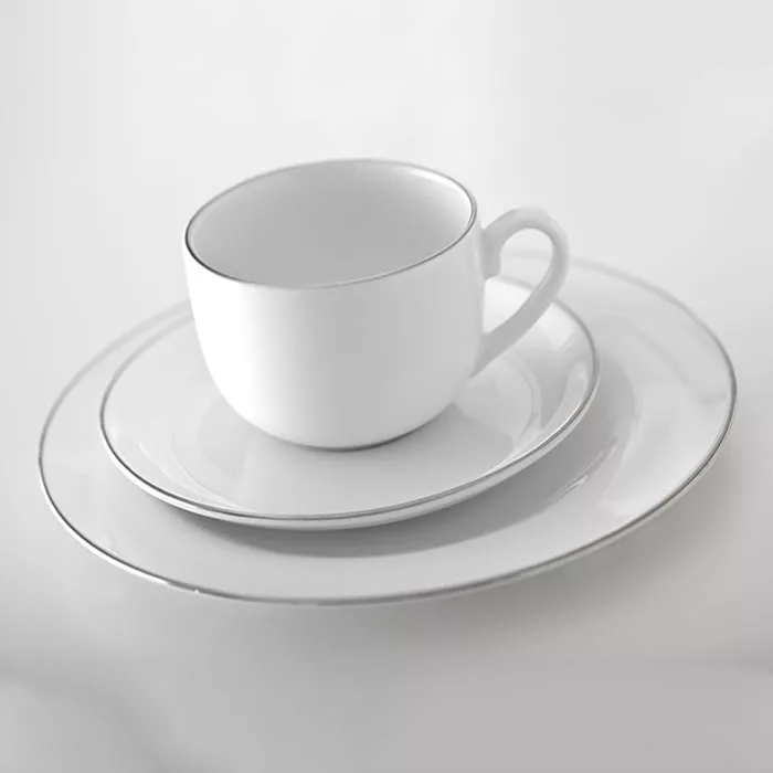 سرویس غذاخوری 28 پارچه چینی زرین ایران سری ایتالیا اف مدل سمن درجه یک