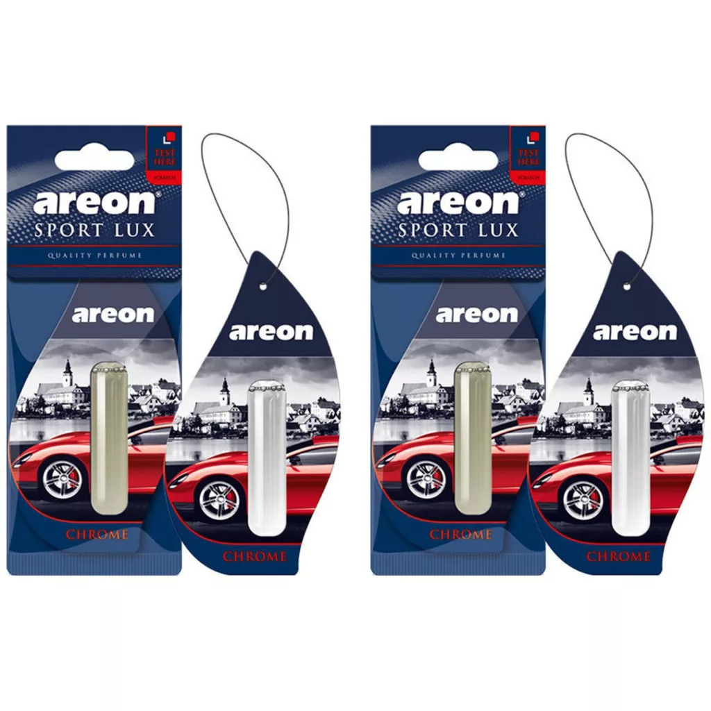 خوشبو کننده ماشین آرئون مدل Lux Liquid Chrome- بسته 2 عددی