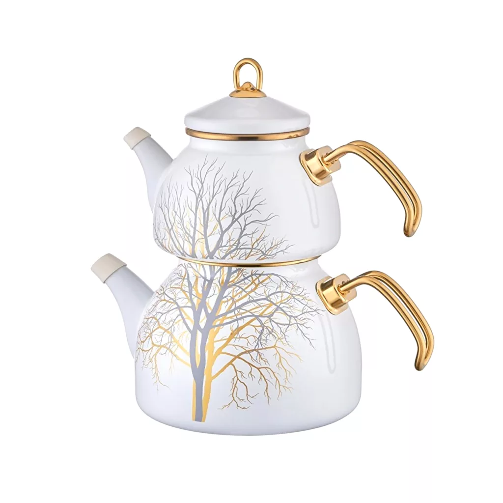 ست کتری و قوری نوا مدل Cinar naturel