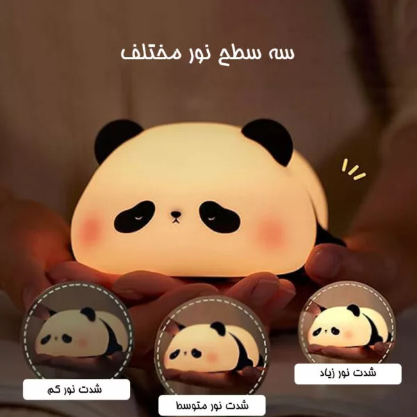 چراغ خواب کودک مدل سیلیکونی پاندا