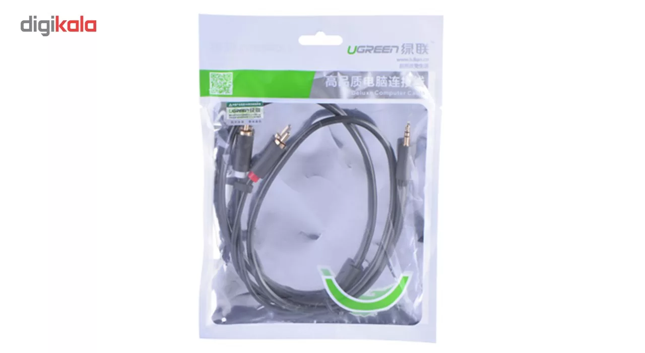 کابل تبدیل جک 3.5 میلی‌متری به RCA Stereo یوگرین مدل AV102