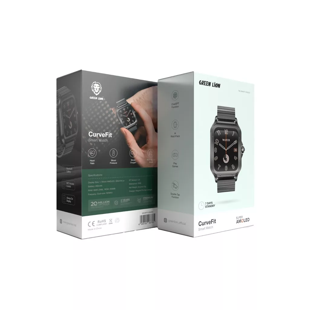 ساعت هوشمند گرین لاین مدل JNB CURVEFIT PORTABLE LOOKING