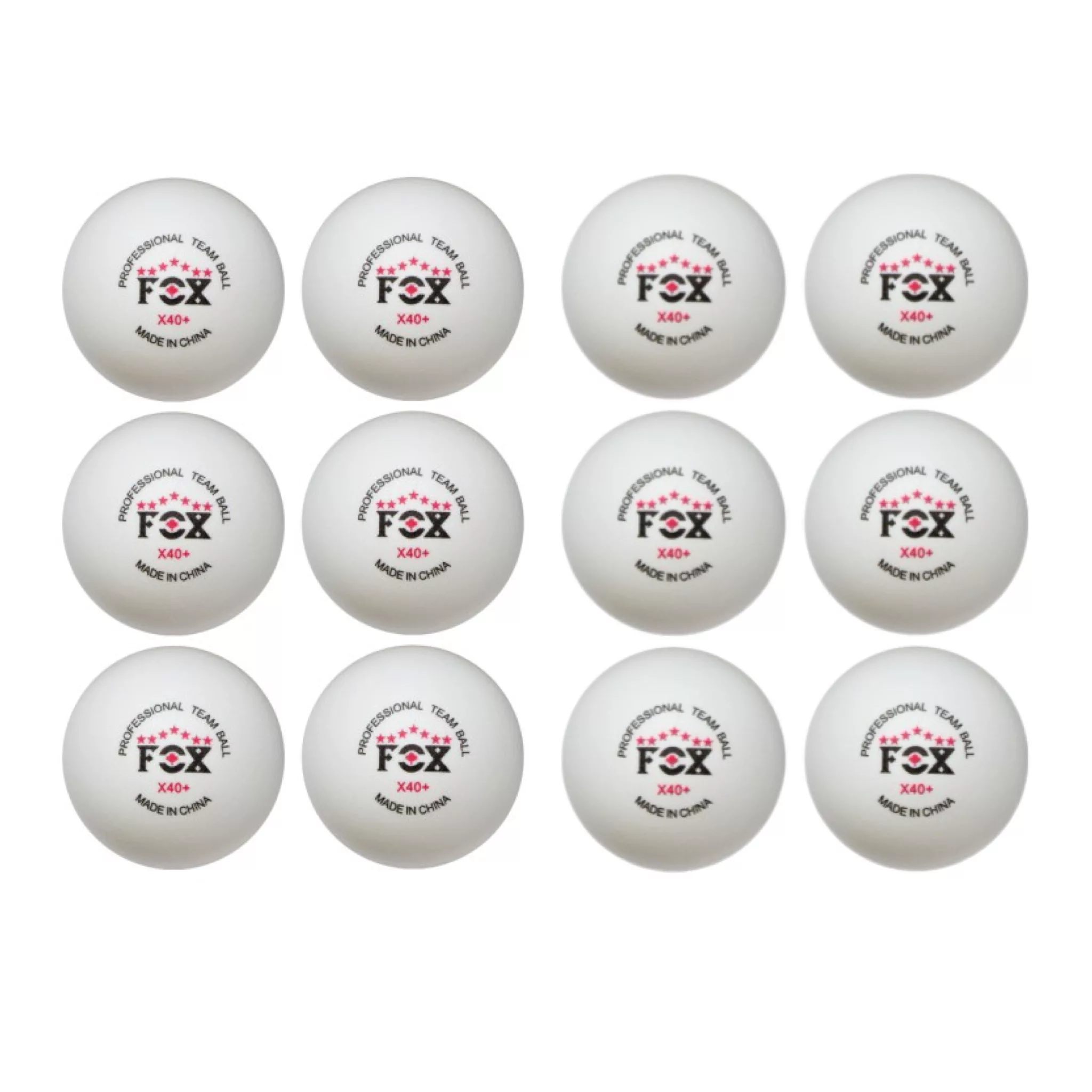 توپ پینگ پنگ فاکس مدل 7 star بسته 12 عددی