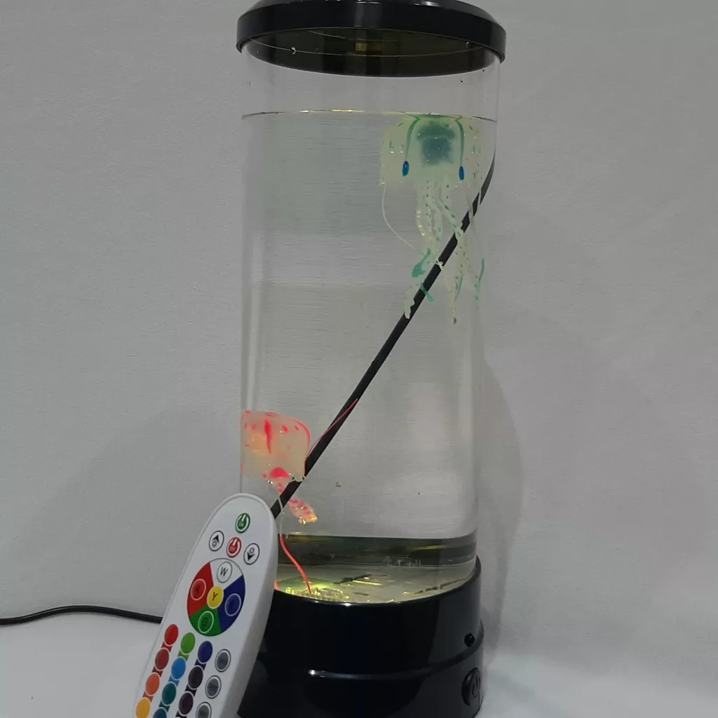 چراغ خواب کودک مدل آکواریومی عروس دریایی کنترلی