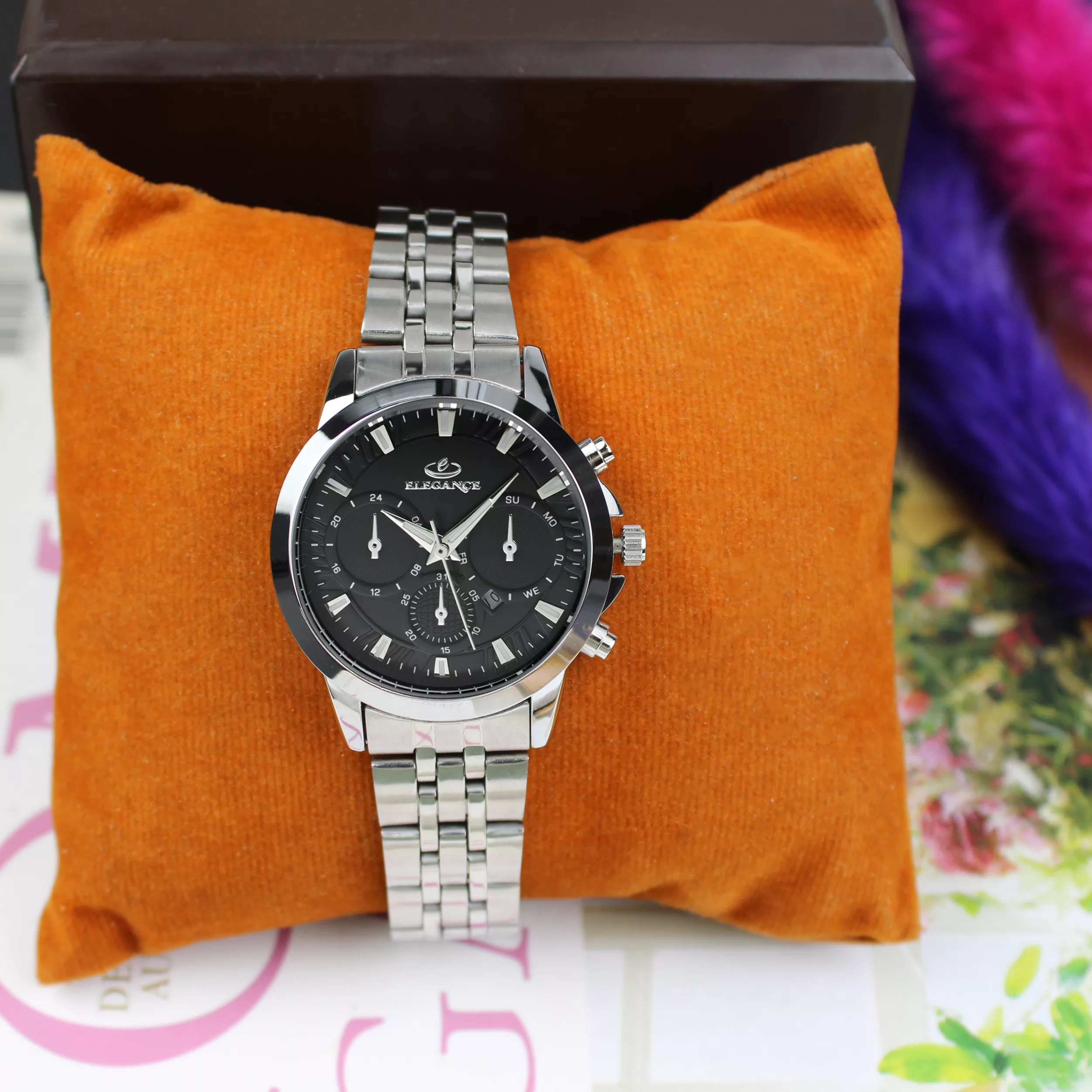 ساعت مچی عقربه‌ای کوارتز زنانه الگانس مدل EZSMJ7812