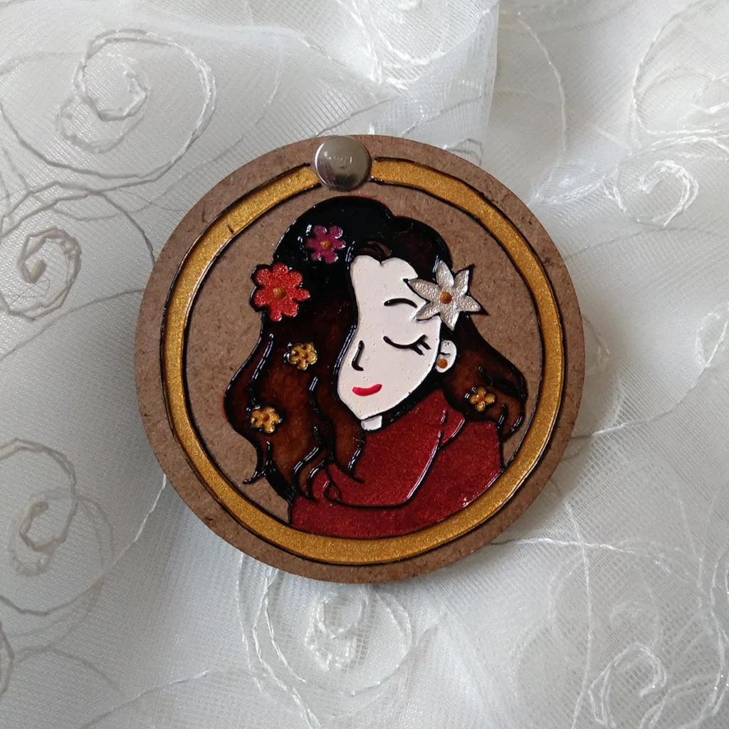 آینه جیبی مدل گلسا