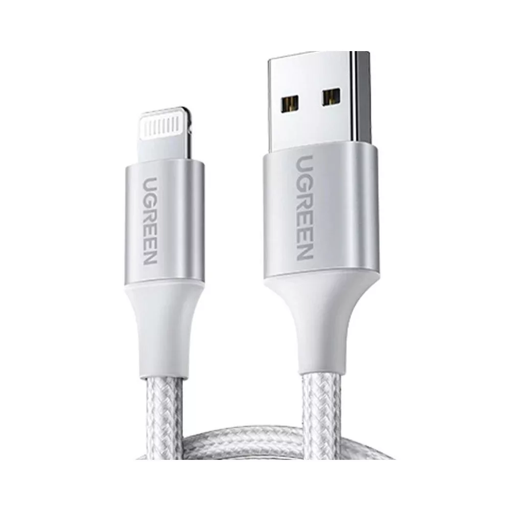 کابل شارژ تبدیل USB به لایتنینگ یوگرین مدل US199 طول 1 متر