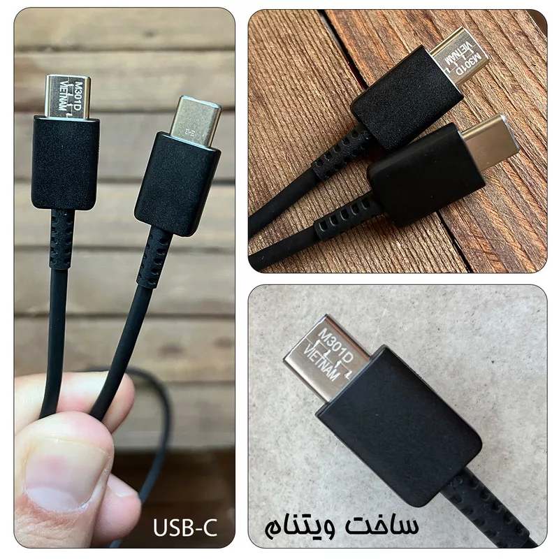 کابل تبدیل USB_C مدل s 21 fe طول 1 متر