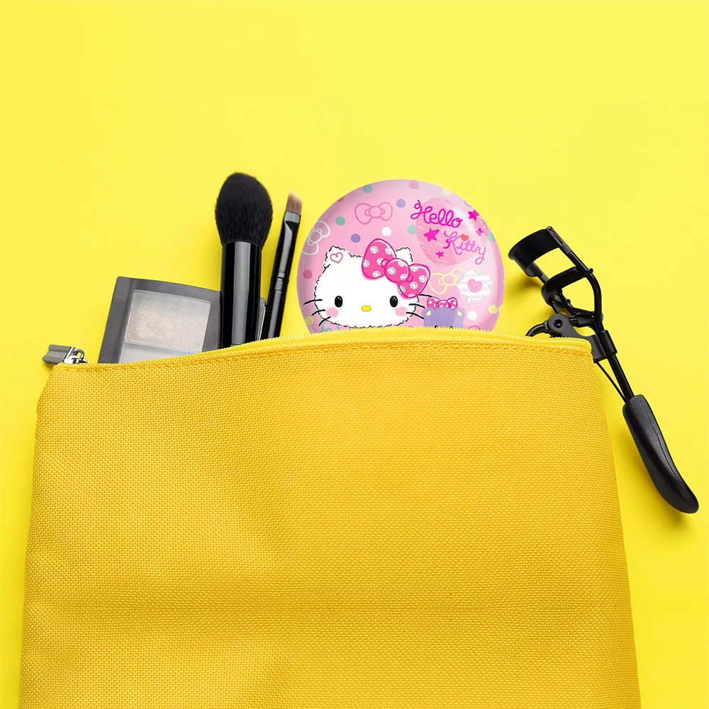 آینه جیبی خندالو مدل هلو کیتی Hello Kitty  کد 2480