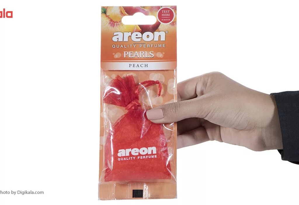 خوشبو کننده ماشین آرئون مدل Pearls با رایحه هلو