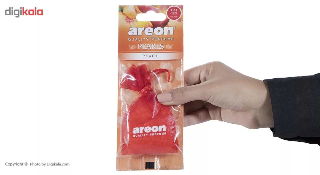 خوشبو کننده ماشین آرئون مدل Pearls با رایحه هلو